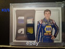 2016 Panini National Treasures No. QM-CE Quad Materials Chase Elliott Black #3/5