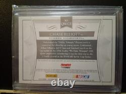 2016 Panini National Treasures No. QM-CE Quad Materials Chase Elliott Black #3/5