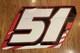 2017 #51 Jeremy Clements Driver Side Metal Door Race Used Xfinity Series
