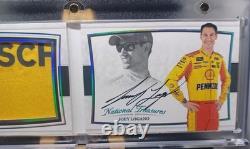 2017 National Treasures Joey Logano Booklet #1/1 1 Of 1 Firesuit On Card Auto