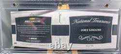 2017 National Treasures Joey Logano Booklet #1/1 1 Of 1 Firesuit On Card Auto