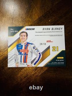 2017 Ryan Blaney RC RADE Serial /50 Blue Prizm Signature Paint Schemes