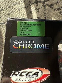 2018 Joey Logano Shell Pennzoil Create Energy Color Chrome Martinsville Win
