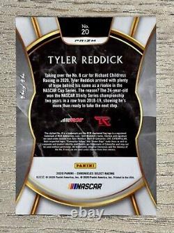 2020 Panini Chronicles Racing #1/1 Tyler Reddick Select Gold Vinyl Rookie Card