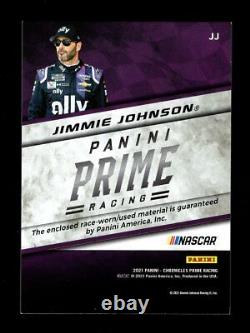 2021 Chronicles Prime Jimmie Johnson Jumbo Race Used Nascar Logo Patch 1/1