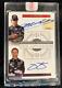 2021 National Treasures Dual Autograph Jeff Gordon Jimmy Johnson #09/25 On Card