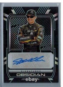 2021 Panini Chronicles Racing Jeff Gordon Auto Obsidian Prizm Autograph #os-jg