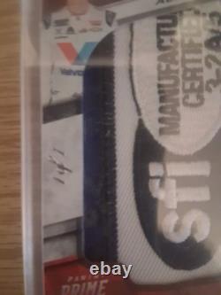2021 Panini Prime Alex Bowman Nascar Raced Used Firesuit Sfi Patch # 1 Of 1