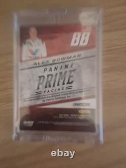 2021 Panini Prime Alex Bowman Nascar Raced Used Firesuit Sfi Patch # 1 Of 1
