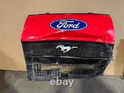 2022 Chase Briscoe Mahindra Mustang 14 Nascar Race Used Sheetmetal Nose Center