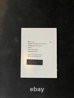 2022 National Treasures Bubba Wallace Race Used Sheet Metal Auto /31 Redemption