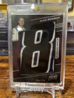 2022 Panini Chronicles Racing Alex Bowman Prime Jumbo 8 Patch