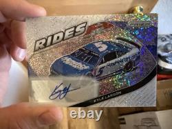 2022 Panini Prizm Rides Kyle Larson #68 White Sparkle Prizm 1/1