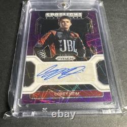 2022 Prizm NASCAR Corey Heim Spotlight Signatures /99 Rookie Autograph Purple