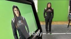 2023 Hailie Deegan Media Firesuit with Bag Fire Suit NASCAR SRX Matched