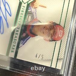 2023 Panini National Treasures Racing Firesuit Treasures Jesse Love 4/5 Nasty Pa
