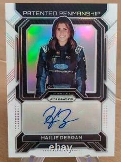 2023 Prizm Patented Penmanship Auto White SSP 3/5 Hailie Deegan