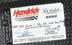 2024 Alex Bowman #48 Ally Race-Used Right Rear Quarter Panel Kansas Hendrick COA