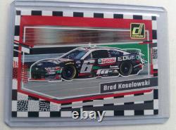 2024 Donruss Racing Brad Keselowski Checkered Flag Parallel 1/1 True