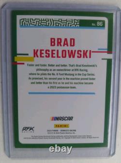 2024 Donruss Racing Brad Keselowski Checkered Flag Parallel 1/1 True