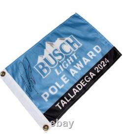 2024 Michael McDowell Signed Talladega Busch Light Pole Award Front Row Nascar