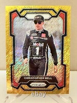 2024 Panini Prizm Racing NASCAR # 2/3 Christopher Bell Gold Shimmer Prizm