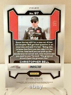 2024 Panini Prizm Racing NASCAR # 2/3 Christopher Bell Gold Shimmer Prizm