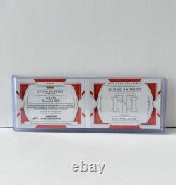 2025 Justin Allgaier NT Jumbo Booklet, 1/8
