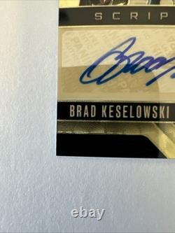 2025 NASCAR Prizm Brad Keselowski Gold Vinyl Scripts Auto 1/1