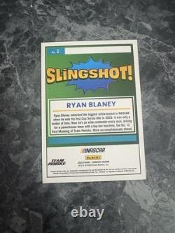2025 Panini Donruss Racing Ryan Blaney Slingshot SSP Rare Case Hit #2 Team