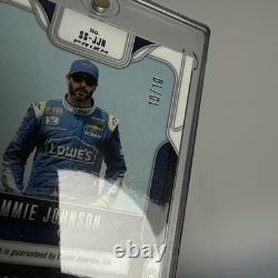 2025 Panini NASCAR Prizm 10/10 Jimmie Johnson Sensational Signatures GOLD AUTO