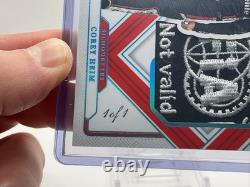 2025 Panini National Treasures Racing Corey Heim 1/1 Platinum Race Used NASCAR