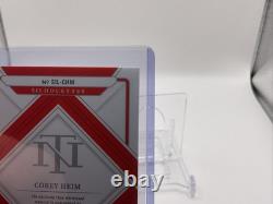 2025 Panini National Treasures Racing Corey Heim 1/1 Platinum Race Used NASCAR