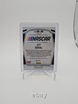 2025 Panini Prizm Jeff Gordan Cup Champions Blue Prizm /49 Autograph