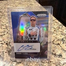 2025 Panini Prizm NASCAR Connor Zilisch Scripts Auto Blue Refractor /49