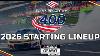 2026 Bank Of America 400 At Charlotte Starting Lineup