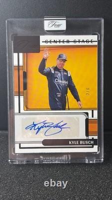 2026 Panini Turn Four Auto Kyle Busch #CS-KBS Black FOTL 2/6