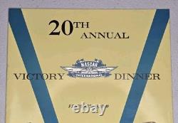 20th Annual Nascar International Victory Dinner 1969 Daytona Book Ephemera