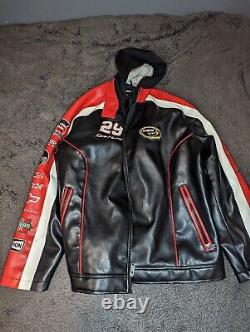 #29 Kevin Harvick Nascar Racing Leather Jacket Cuper Series Size XXL