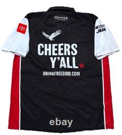 2XL Christopher Bell FREE BIRD Southern Spring Water JGR Nascar Pit Crew Shirt