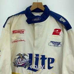 #2 Rusty Wallace Nascar Racing Chase Cotton Jacket Size XXL 90s