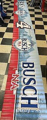 #4 Kevin Harvick 2021 Busch NA NASCAR Race Used Pit Wall Banner
