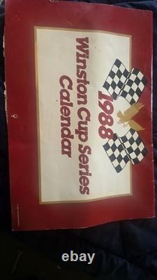6 Classic Nascar Winston Cup Series Yearbooks And Calendar With Original Tickets