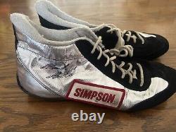 #6 Mark Martin Nascar Winston Cup race used shoes and gloves