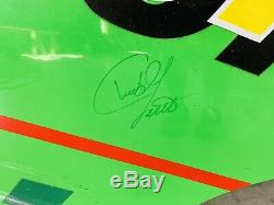 #97 Chad Little Nascar Race Used Sheet Metal John Deere Autographed Ford-Roush