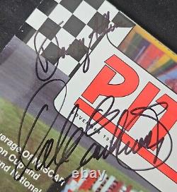 9x Signed Nascar (8x HOF) Nov 92 Pit Pass Mag. Earnhardt Petty Gordon Waltrip