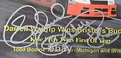 9x Signed Nascar (8x HOF) Nov 92 Pit Pass Mag. Earnhardt Petty Gordon Waltrip