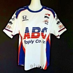 ABC Supply Shirt Women's XS Racing Jersey NASCAR INDY 500 Taku Sato #14 USA