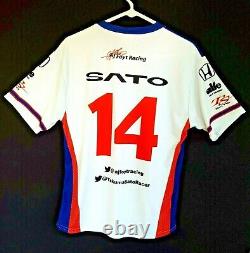 ABC Supply Shirt Women's XS Racing Jersey NASCAR INDY 500 Taku Sato #14 USA