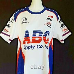 ABC Supply Shirt Women's XS Racing Jersey NASCAR INDY 500 Taku Sato #14 USA